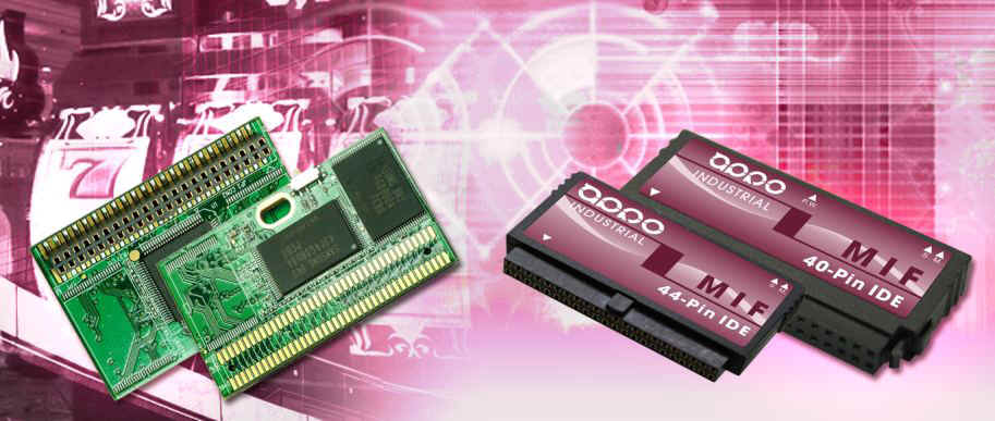 Industrial Solid-State Mini IDE Flash Drives (Flash Disk Modules)